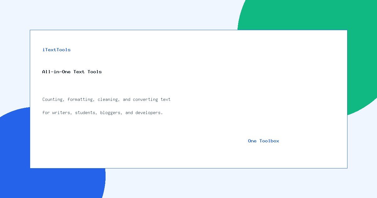 All-in-one text tools website for counting formatting cleaning and converting text